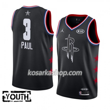 Dres Houston Rockets Chris Paul 3 2019 All-Star Jordan Brand Crna Swingman - Dječji